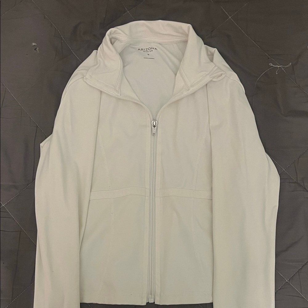 Arizona Jean Company Women's Off-White Ski Jacket